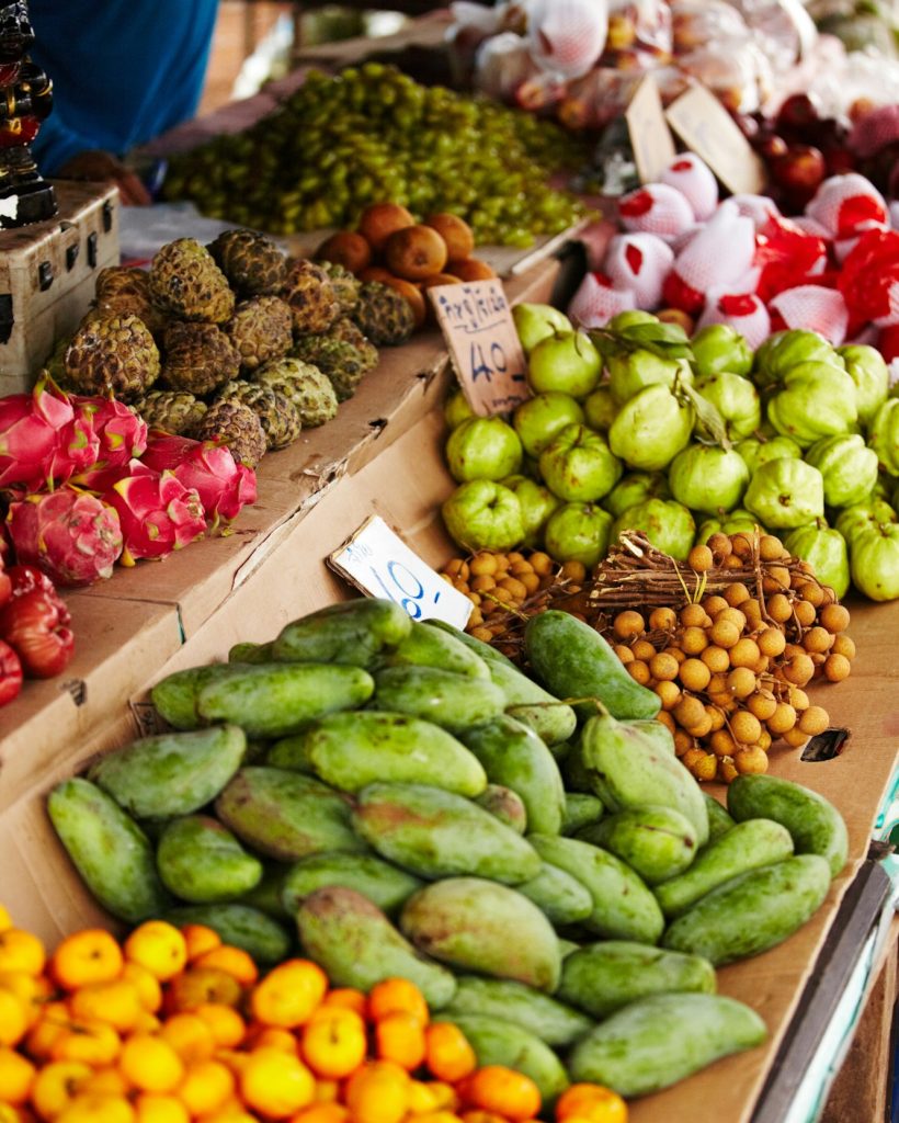 Displaying the exotic fruits of Thailand